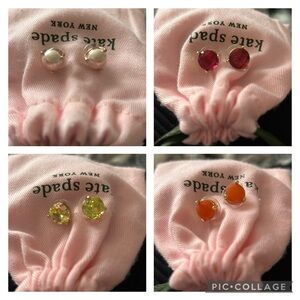 Kate Spade Stud Earrings 4 pairs
